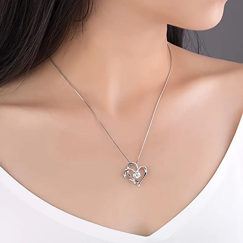 Heart Zircon Necklace - Shop Express