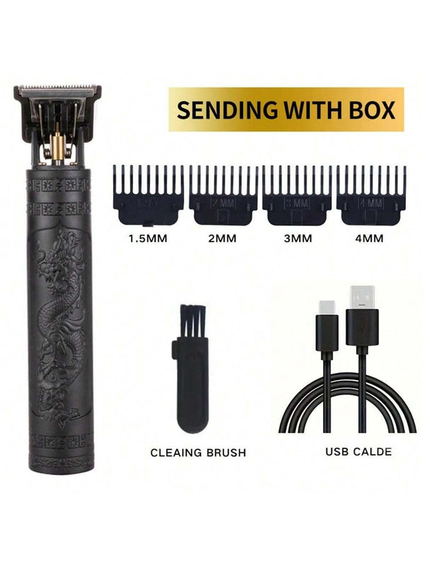 Usb Rechargeable Hair Clipper,professional Electric Hair Trimmer For Men, Beard And Mustache - Shop Express