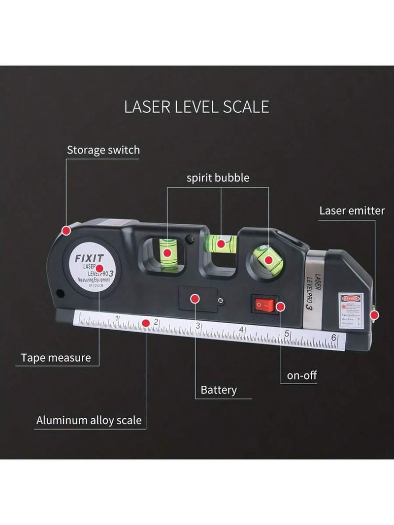 1 PC Laser Level Line Tool, Multipurpose Laser Level Kit Standard Cross Line Laser Level Laser Line Leveler Beam Tool - Shop Express