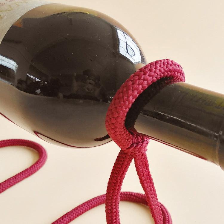 Suspended Rope Wine Bottle - Shop Express