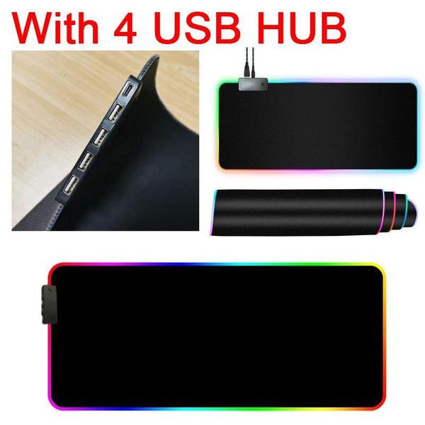RGB Mouse Pad with Cable - Shop Express