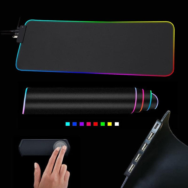 RGB Mouse Pad with Cable - Shop Express
