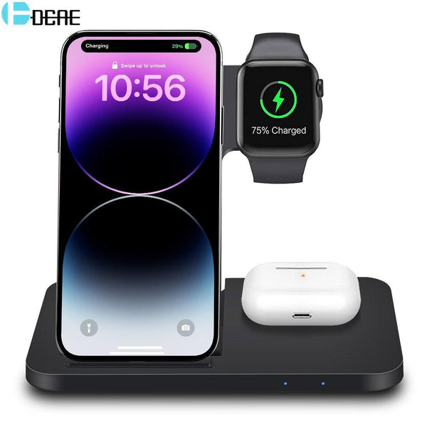 3in1 Wireless Fast Charger Dock Station - Shop Express