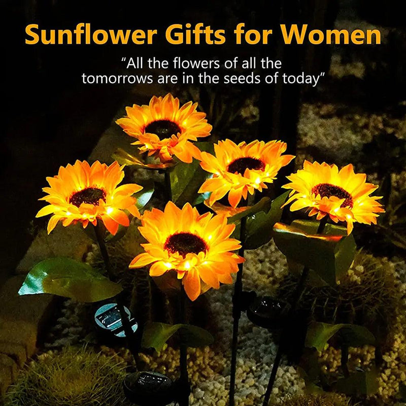 Sunflowers Solar Lawn Light - Shop Express