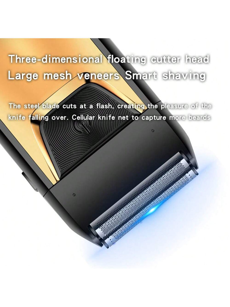 3PCS Professional Men's Electric Hair Clipper, USB Rechargeable Cordless Hair Clipper, Beard Trimmer Edger