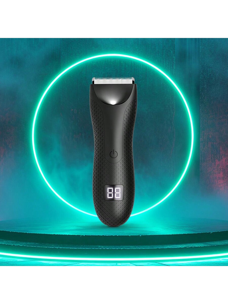 Body Hair Trimmer For Men, Electric Groin Hair Trimmer, Rechargeable Ball Shaver Groomer