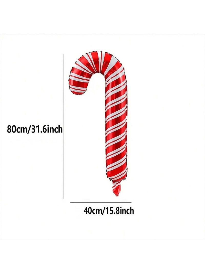 85pcs/Set Christmas Party Decoration Gift Box, Cane Arch Balloon Set,Christmas