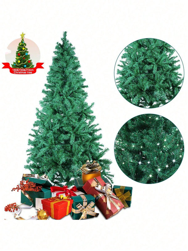 Multi-Dimension-Premium Artificial Small Christmas Tree, Suitable For Desktop, Home, Office, Indoor And Outdoor Decoration, Holiday Decoration, Easy To Assemble Metal Hinge And Foldable Base. Green Tree Christmas Tree Winter New Year Party Supplies For C