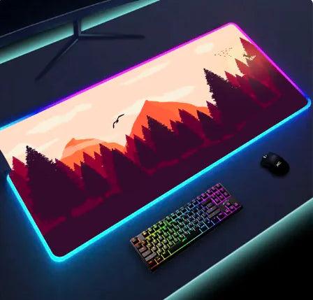 Luminous LED Lighting Mouse Pad - Shop Express