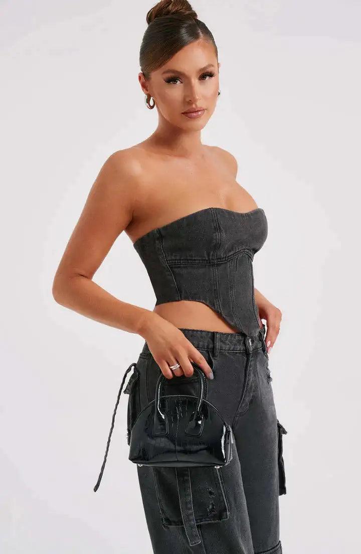 Denim Corset Top - Shop Express