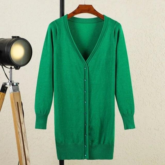 V-neck Woman Cardigan - Shop Express