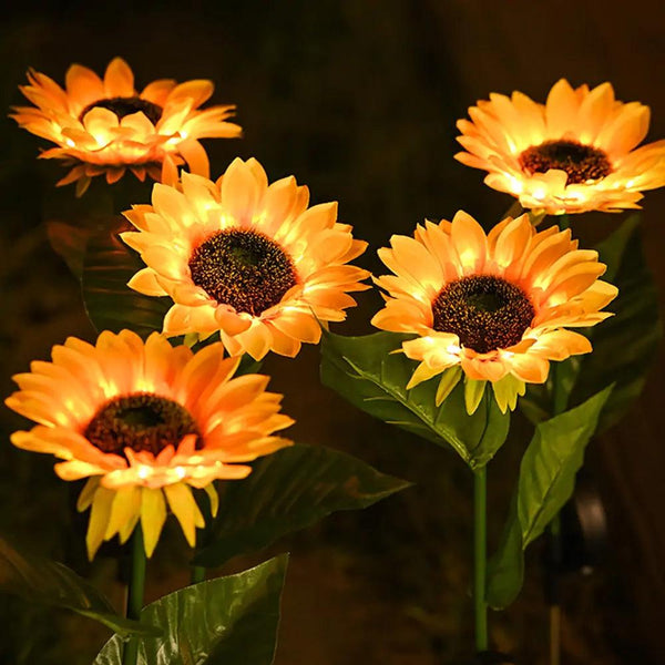 Sunflowers Solar Lawn Light - Shop Express