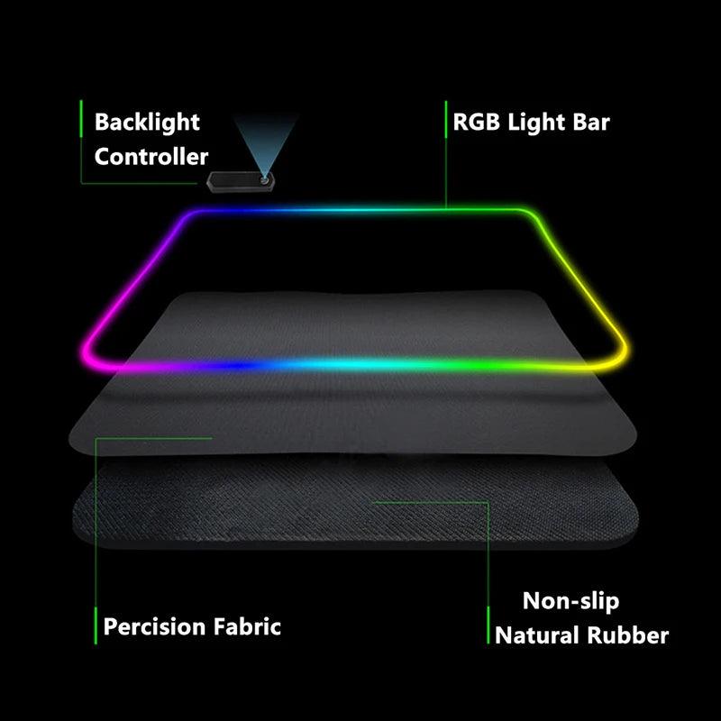 Luminous LED Lighting Mouse Pad - Shop Express