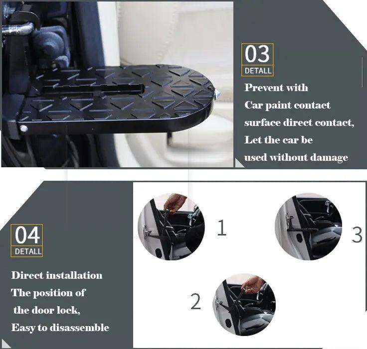 Foldable Car Roof Rack Step - Shop Express