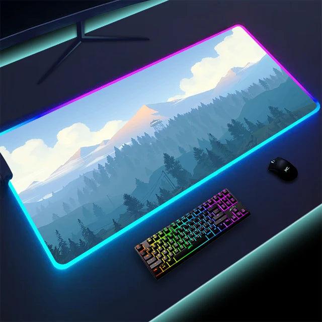 Luminous LED Lighting Mouse Pad - Shop Express