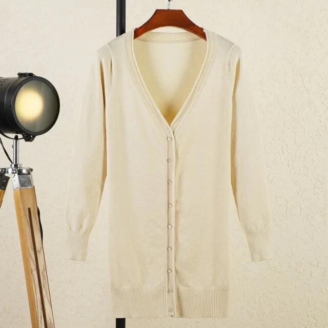 V-neck Woman Cardigan - Shop Express