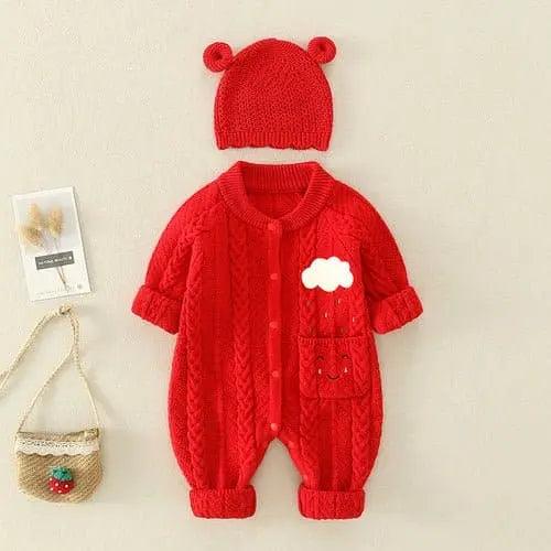 CharmBaby Knit Romper - Shop Express