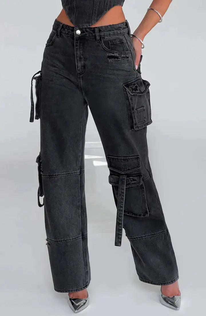 Cargo Denim Jeans - Shop Express