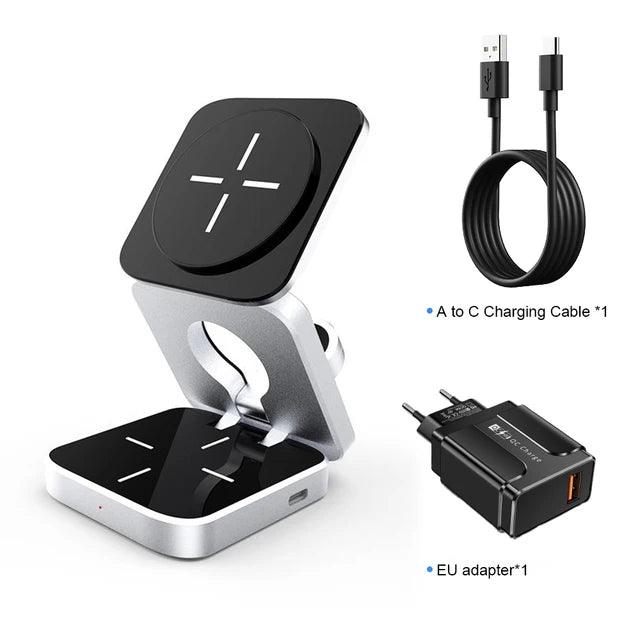 3 in 1 Wireless Charging Station - Shop Express