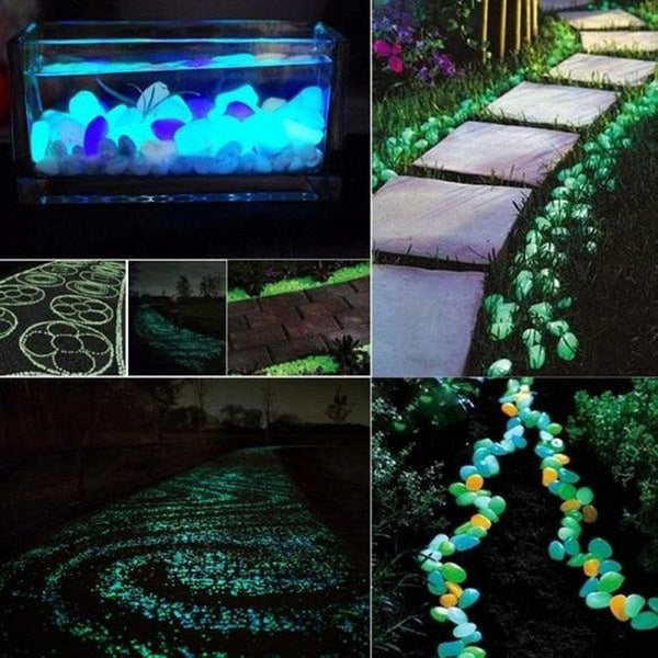 Glow in the Dark Garden Pebbles - Shop Express