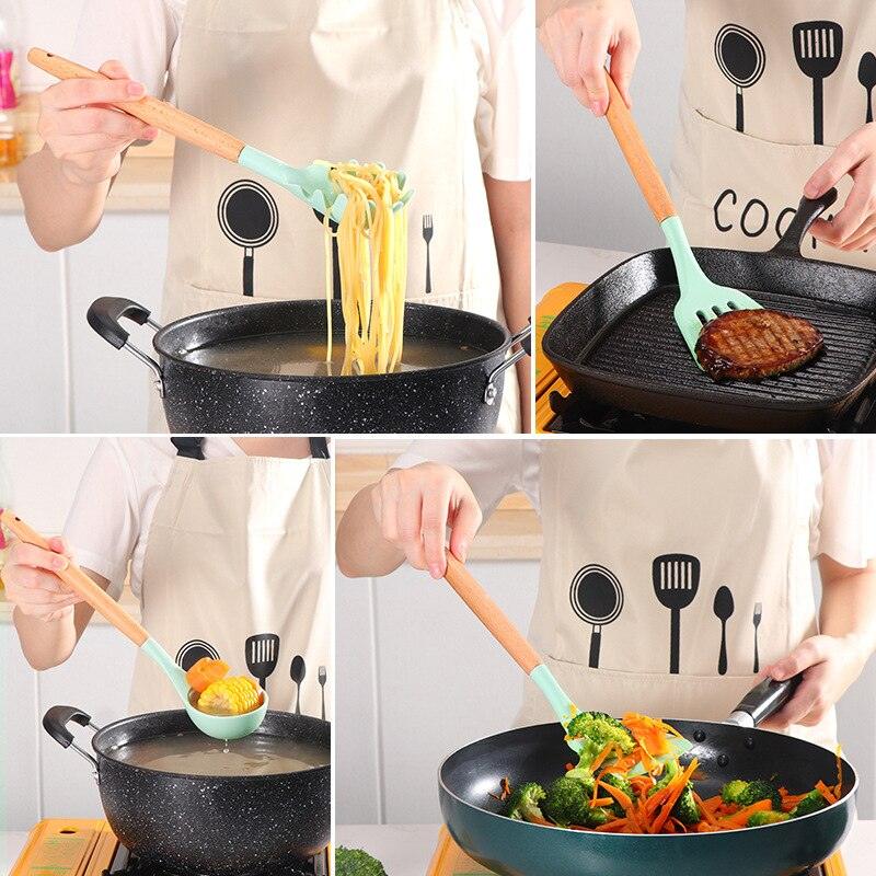 Non Stick Pot Spatula And Spoon - Shop Express