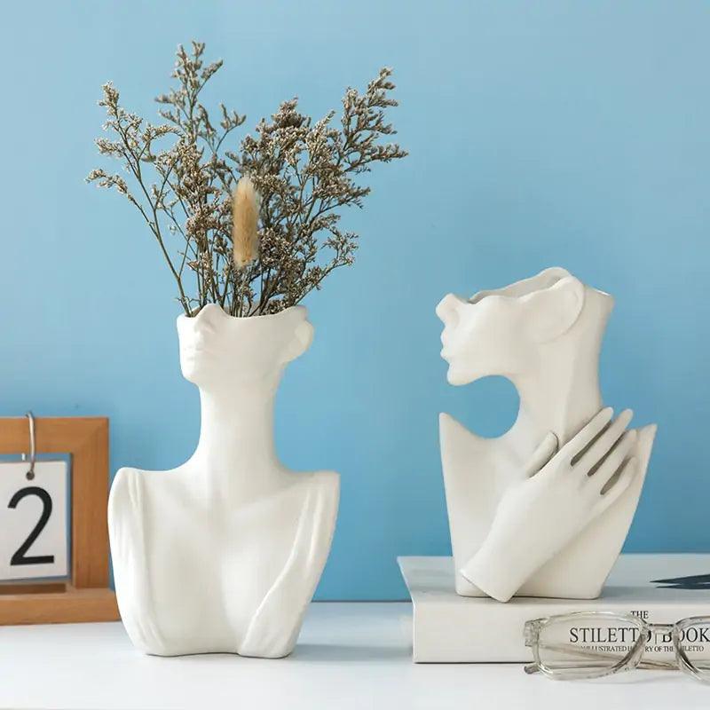 Woman Body Ceramic Vase - Shop Express