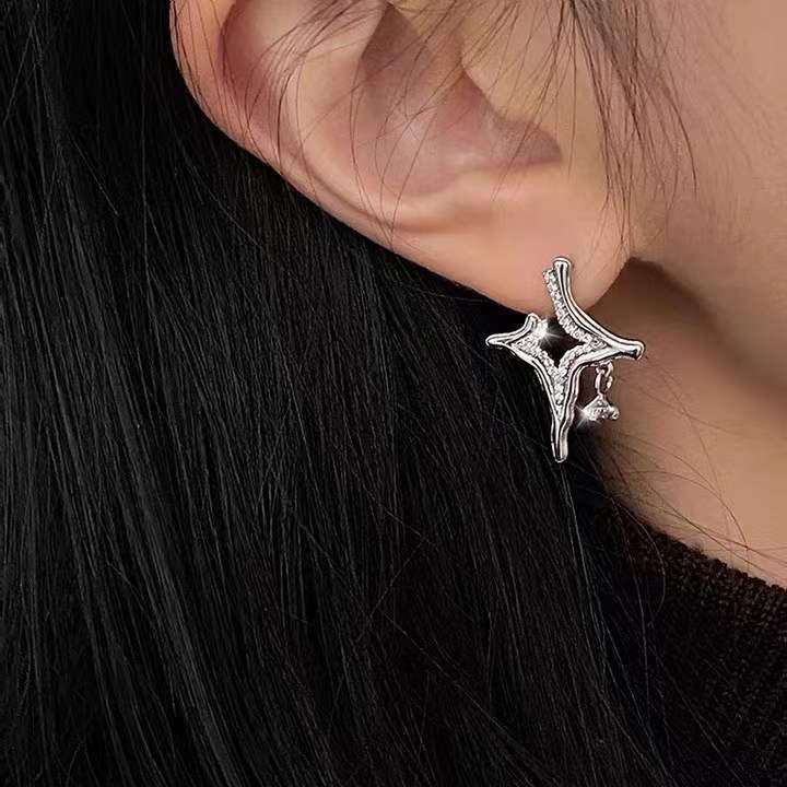 Asterism Rhinestone Earrings - Shop Express