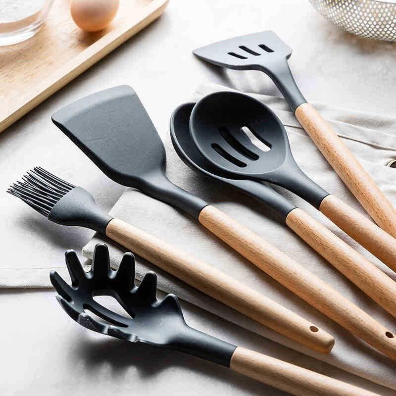 Non Stick Pot Spatula And Spoon - Shop Express