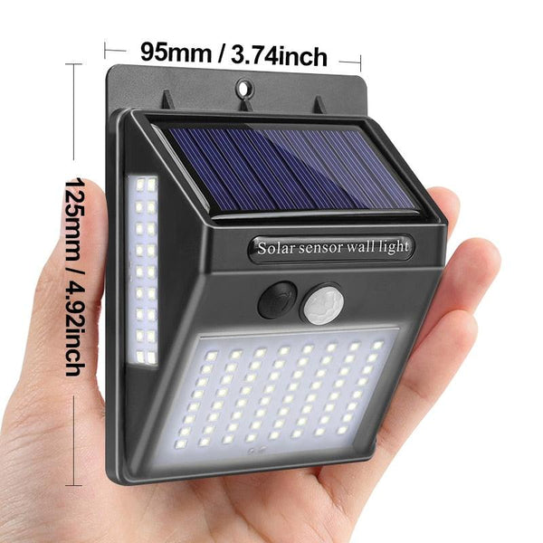 Garden Solar Lamp PIR Motion Sensor LED Solar Light Solar Powered By Sunlight Waterproof for Outdoor Wall Street Decoration - Shop Express