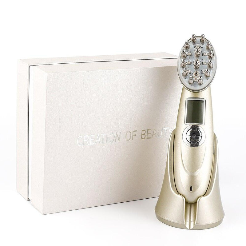 Electric Laser Hair Growth Comb Infrared EMS RF Vibration Massager Microcurrent Hair Care Hair Loss Treatment Hair Regrowth - Shop Express