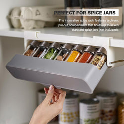 Kitchen Self-Adhesive Wall-Mounted Spice Organizer - Shop Express