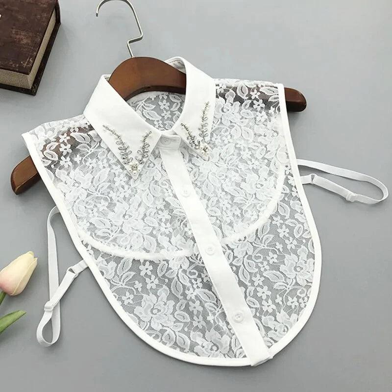 Handmade Beads Embroidery Fake Collar for Woman - Shop Express