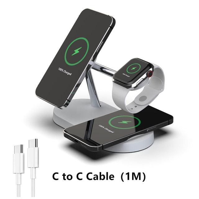 3-in-1 Wireless Magsafe Charger Stand - Shop Express