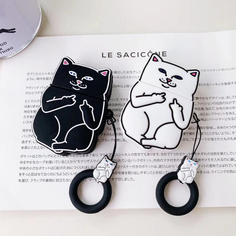 Cartoon Cat AirPods Case - Shop Express