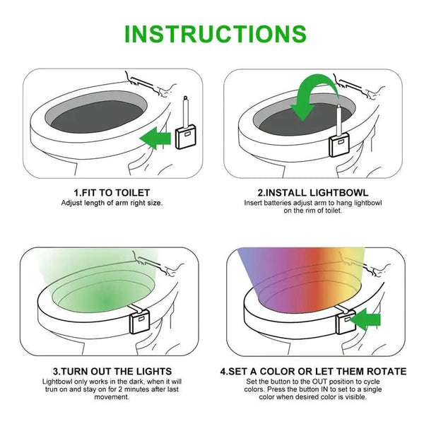 Toilet Night Light - Shop Express