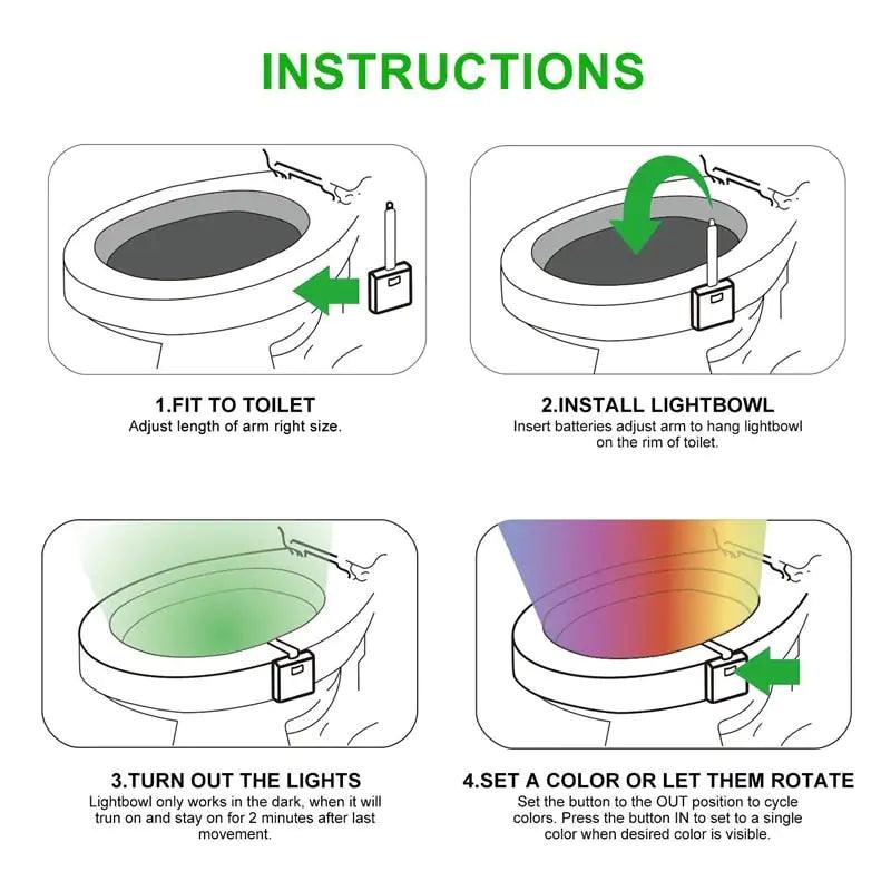 Toilet Night Light - Shop Express