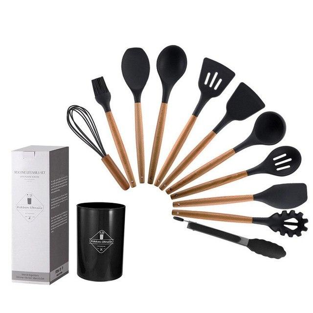 Non Stick Pot Spatula And Spoon - Shop Express