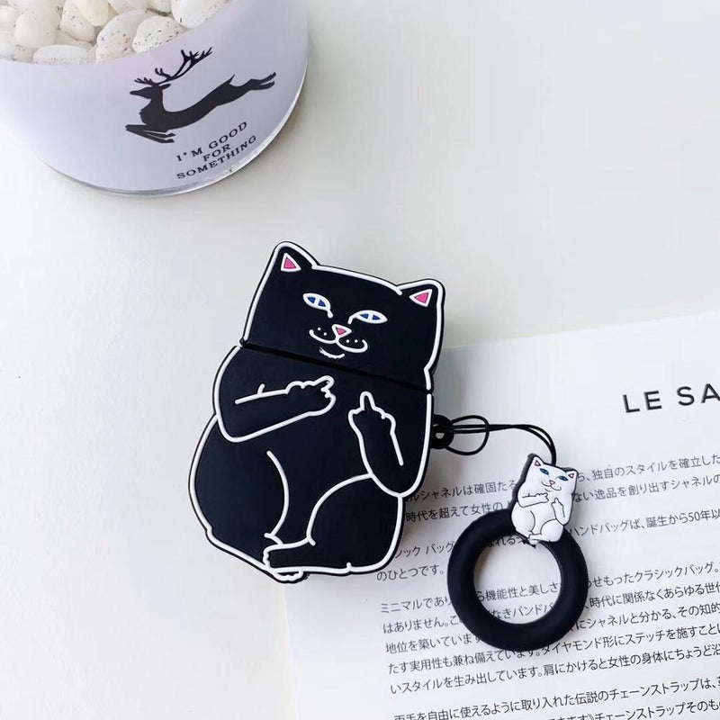 Cartoon Cat AirPods Case - Shop Express