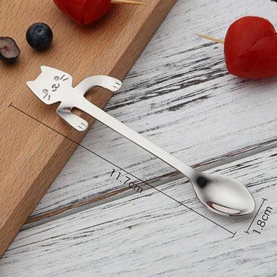 STAINLESS STEEL CAT TEASPOONS - Shop Express