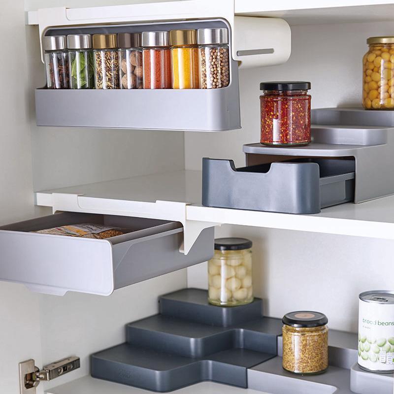 Kitchen Self-Adhesive Wall-Mounted Spice Organizer - Shop Express