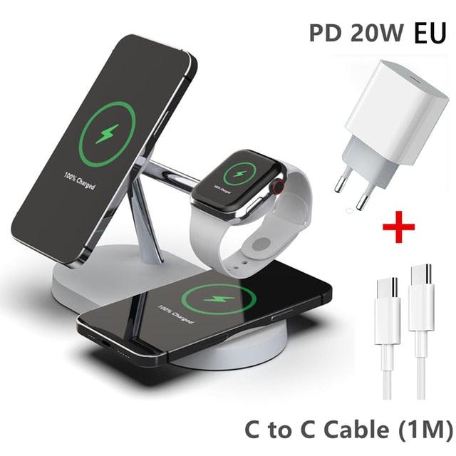 3-in-1 Wireless Magsafe Charger Stand - Shop Express