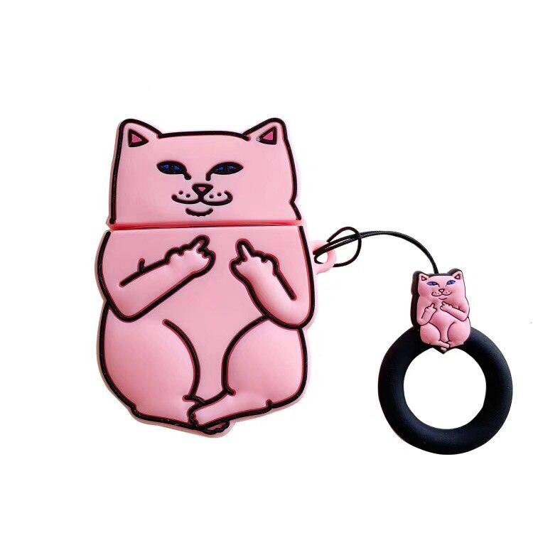 Cartoon Cat AirPods Case - Shop Express