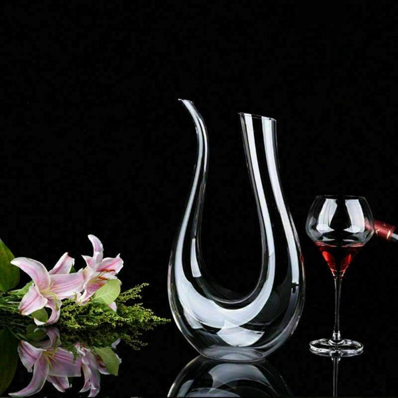 Crystal U-shaped 1500ml Wine Decanter - Shop Express