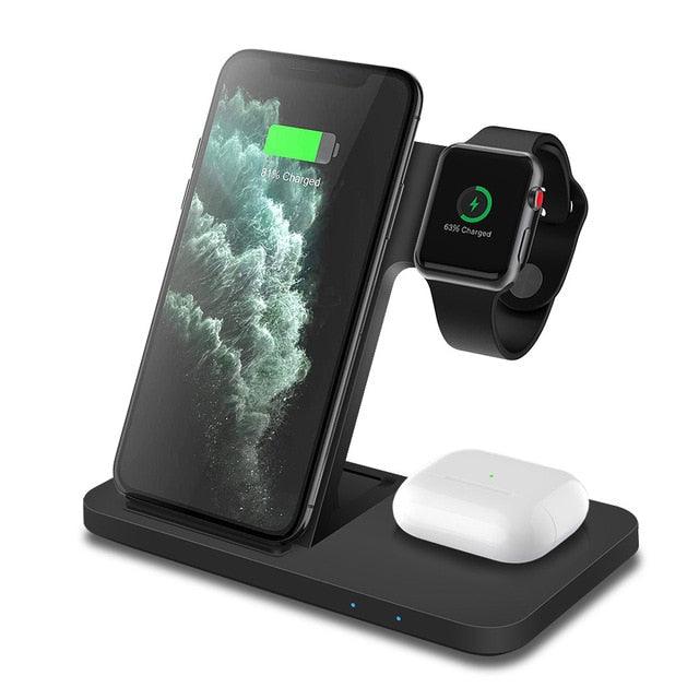 3in1 Wireless Fast Charger Dock Station - Shop Express