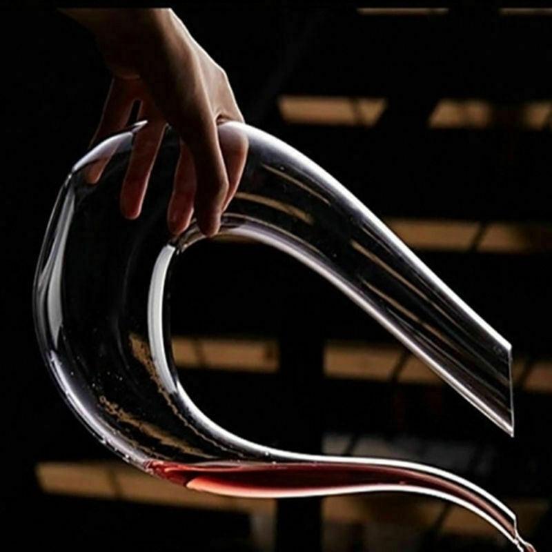 Crystal U-shaped 1500ml Wine Decanter - Shop Express